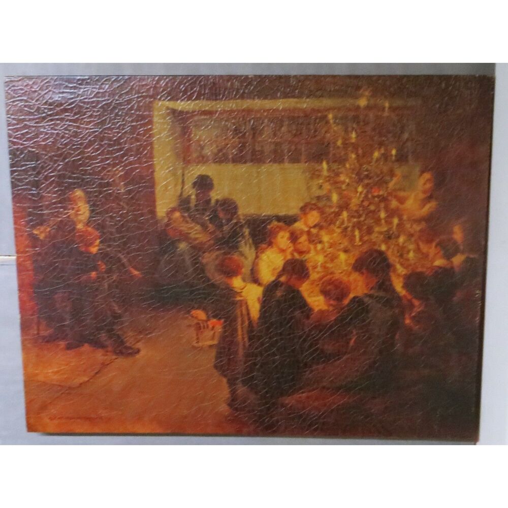 The Christmas Tree 1911 By Albert Chevallier Tayler Reproduction 28 x 22"